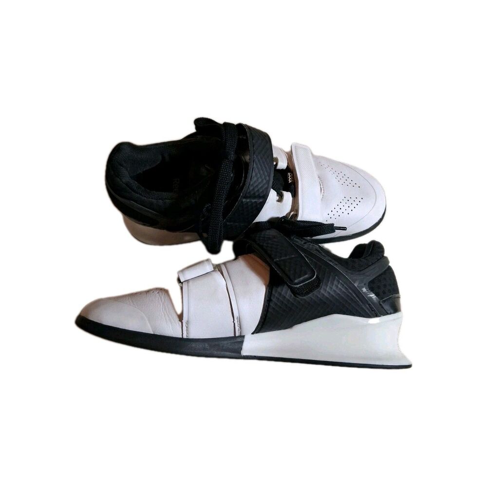 Reebok Legacy Lifter BD4730 Women’s Weightlifting Shoes White Black Size 6.5